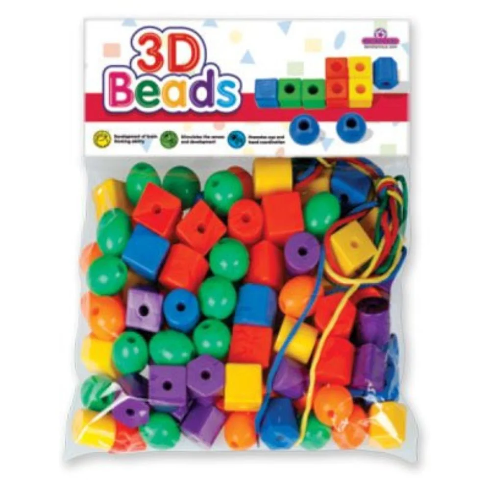 Jumbo 3D Counting Beads Set With Rope - Image 2