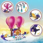 COGO Fairy Girls Magic Cruise Ship Building Set | 358 Pieces Rapunzel Boat Model | Princess Theme | Kids 6+ - Image 3
