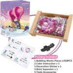 COGO Fairy Girls Magic Cruise Ship Building Set | 358 Pieces Rapunzel Boat Model | Princess Theme | Kids 6+ - Image 9