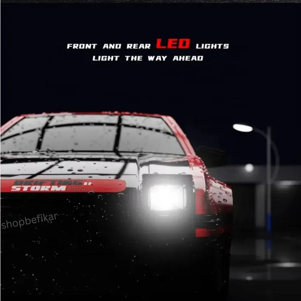 1:16 Scale Drift RC Car | High-Speed 4WD Racing Car | AE-86 & E30 Style Models | LED Lights - Image 7
