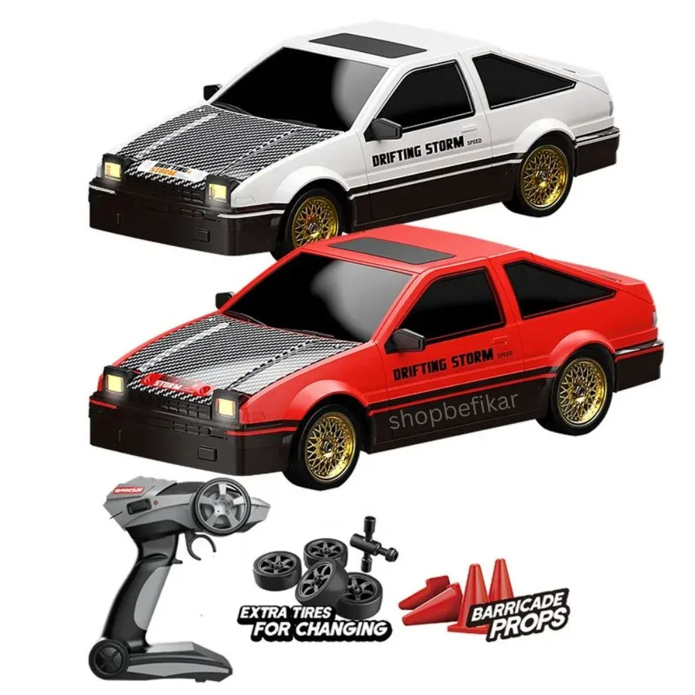 1:16 Scale Drift RC Car | High-Speed 4WD Racing Car | AE-86 & E30 Style Models | LED Lights - Image 3