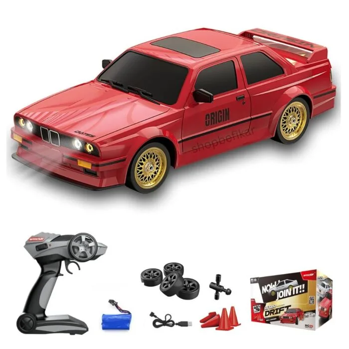 1:16 Scale RC Drift Car: 4WD, LED Lights, 30KM/H