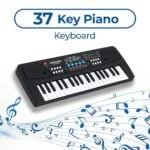 Explore a world of musical wonder with our 37 Keys Electric Piano Keyboard. Inspire creativity, develop musical skills, and provide hours of fun for kids. The perfect gift for budding musicians, this multicolor marvel is 3 AA cell operated, ensuring portable symphonic joy anytime, anywhere.