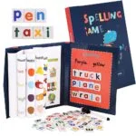 Portable Magnetic Word- Spelling Book Game