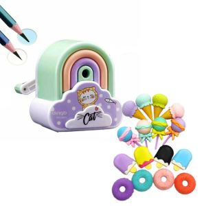erasers and sharpners