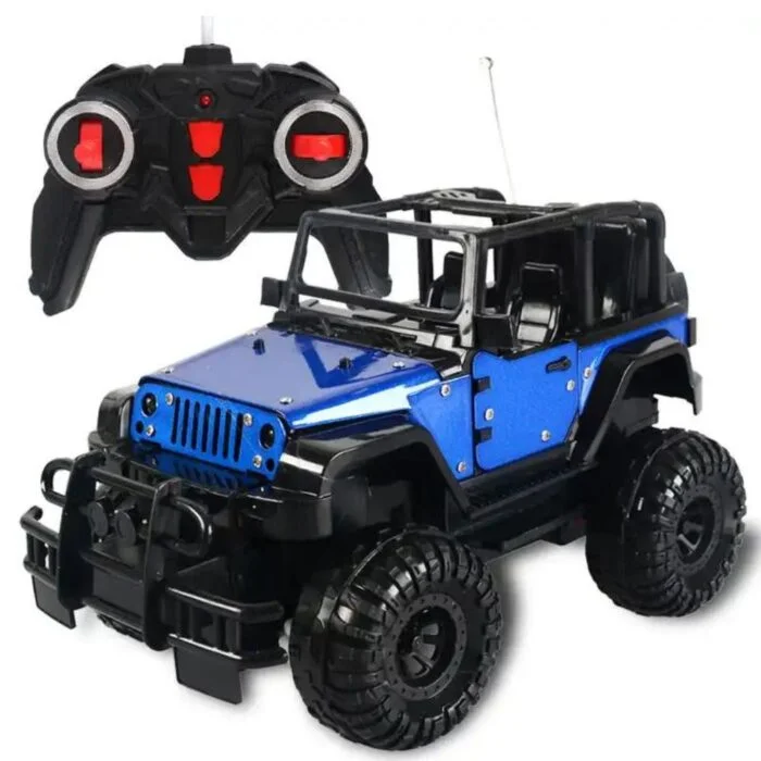 Rev up the excitement with the Rechargeable Remote Control Big Thar for Boys – a large size stunt car that takes playtime to the next level. Tailored for boys aged 4 and above, this multicolored marvel is a pack of 1 car that guarantees endless hours of fun. Key Features: Rechargeable Power: Say goodbye to disposable batteries. The Big Thar comes equipped with rechargeable power, ensuring sustainable playtime adventures. Large Size Stunt Car: The large size adds a dynamic element to play, allowing the Big Thar to perform thrilling stunts and maneuvers that captivate the imagination. Age-Appropriate Design: Specifically designed for boys aged 4 and above, this stunt car combines safety with excitement, providing age-appropriate play experiences. Vibrant Multicolor: The multicolored design adds a visual flair to the Big Thar, enhancing its appeal and creating a captivating spectacle during play. Pack of 1 Car: This product includes a pack of 1 car, ensuring that each Big Thar is a standalone source of excitement and entertainment. Elevate playtime to new heights with the Rechargeable Remote Control Big Thar for Boys from Shopbefikar. Order now to introduce thrilling stunts, vibrant colors, and endless adventures into your child's world.