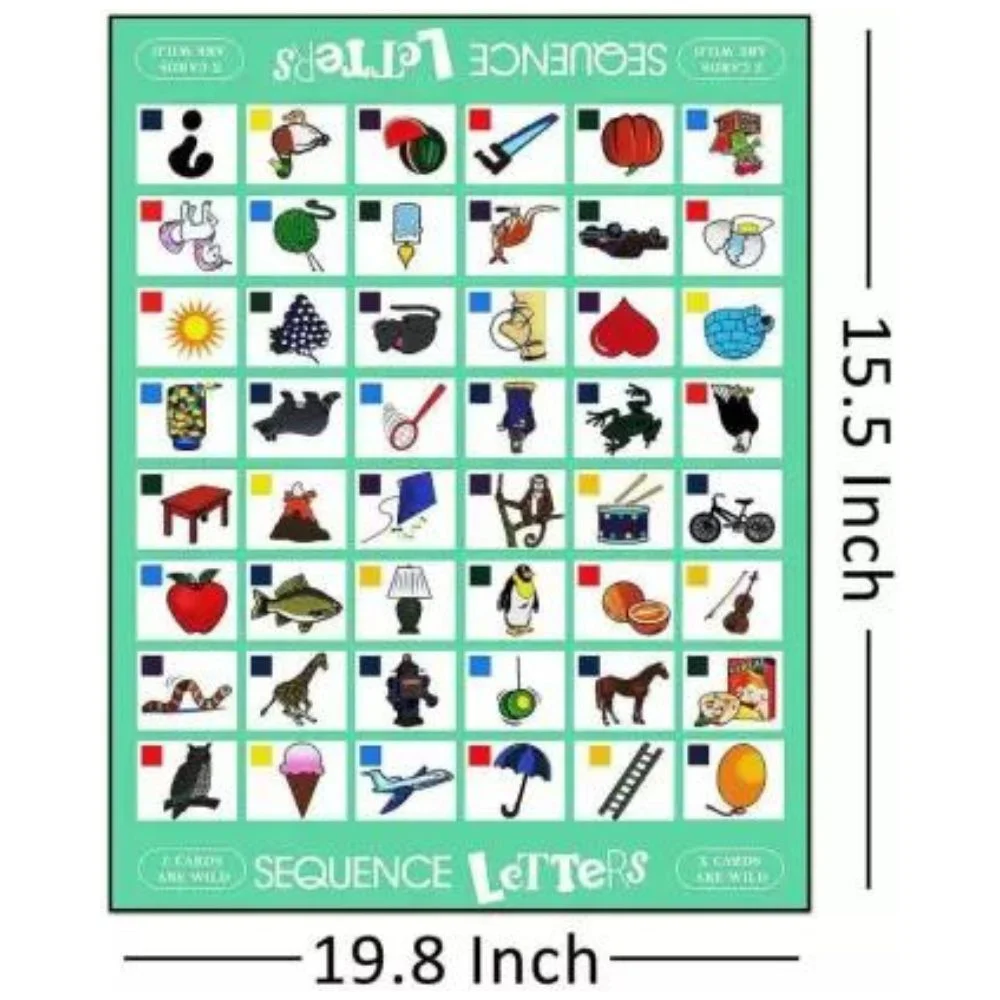 SEQUENCE Letters Fun From A to Z Board Game - Image 2