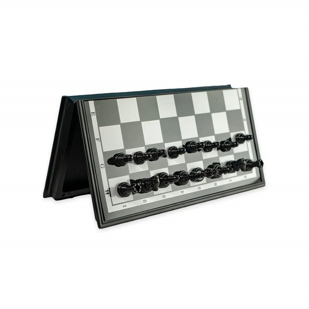 Black & White Foldable Magnetic Chess - Image 2