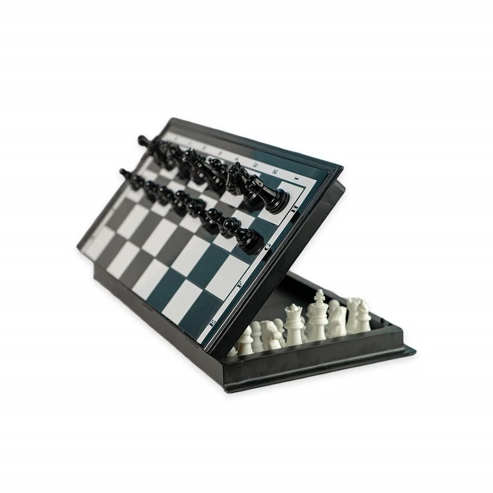 Black & White Foldable Magnetic Chess - Image 4