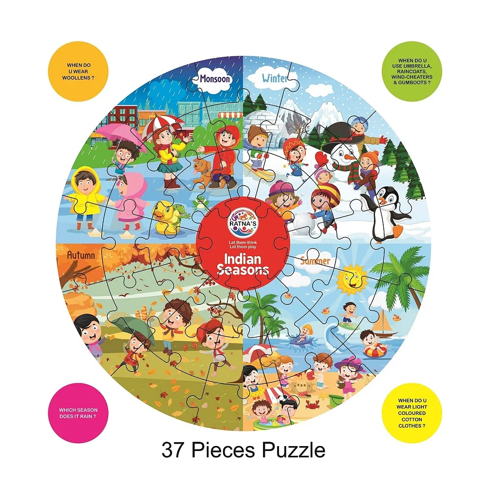 Preschool Teacher 3 in 1 Jigsaw Puzzle for Early Learners - Image 5