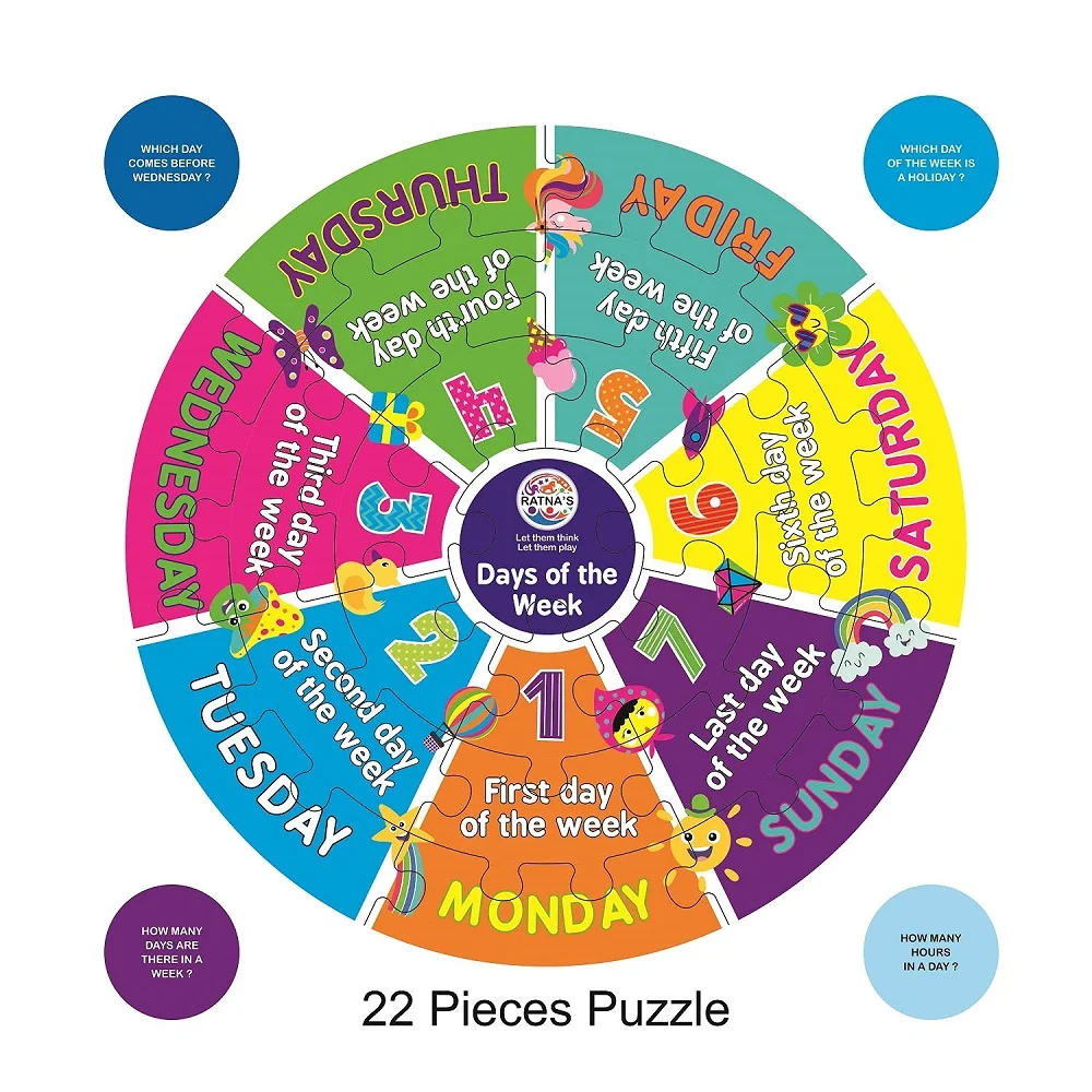 Preschool Teacher 3 in 1 Jigsaw Puzzle for Early Learners - Image 2