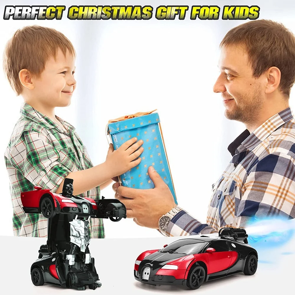 2 in 1 Remote Control Transformer Car for Kids With Smoke Effect - Image 9