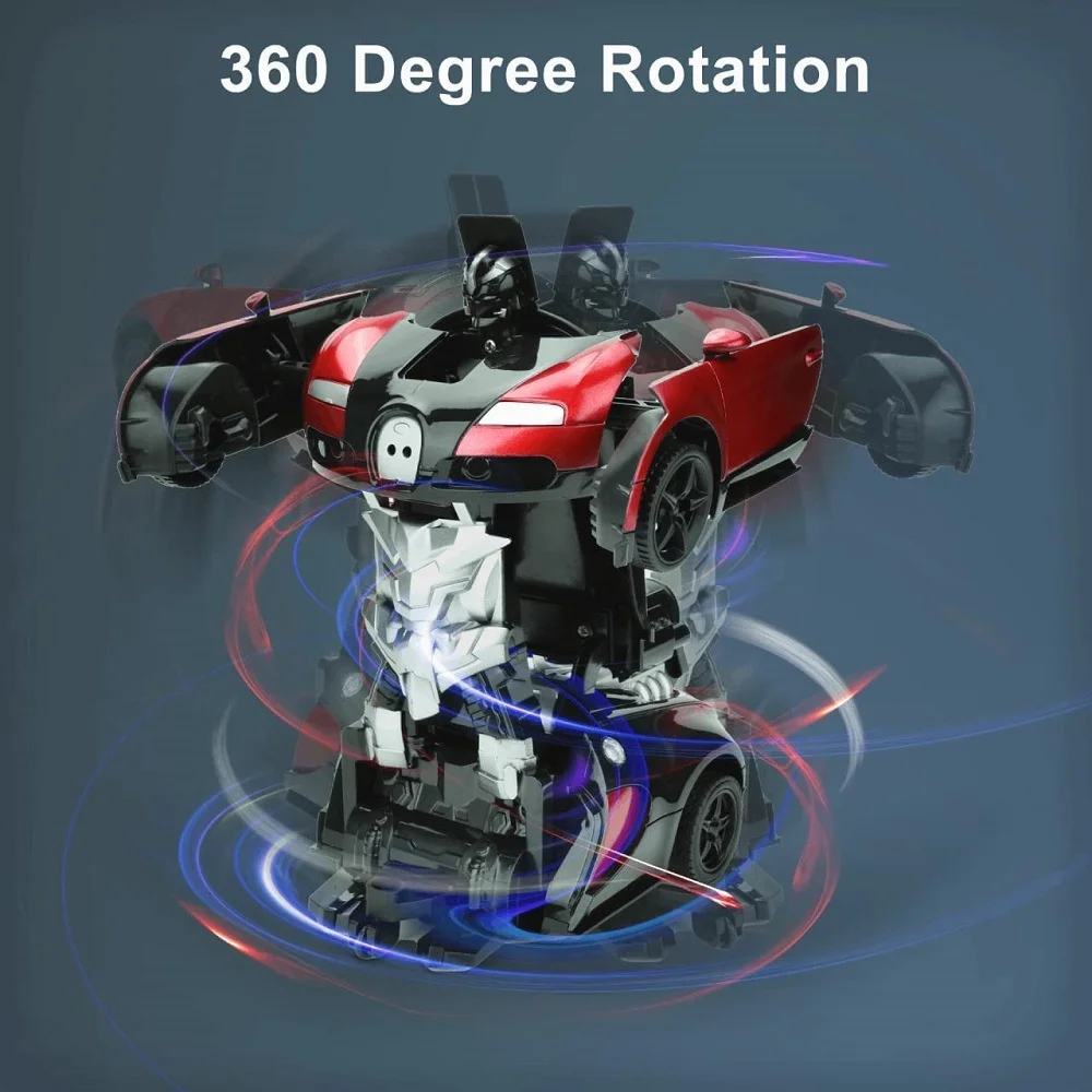 2 in 1 Remote Control Transformer Car for Kids With Smoke Effect - Image 6
