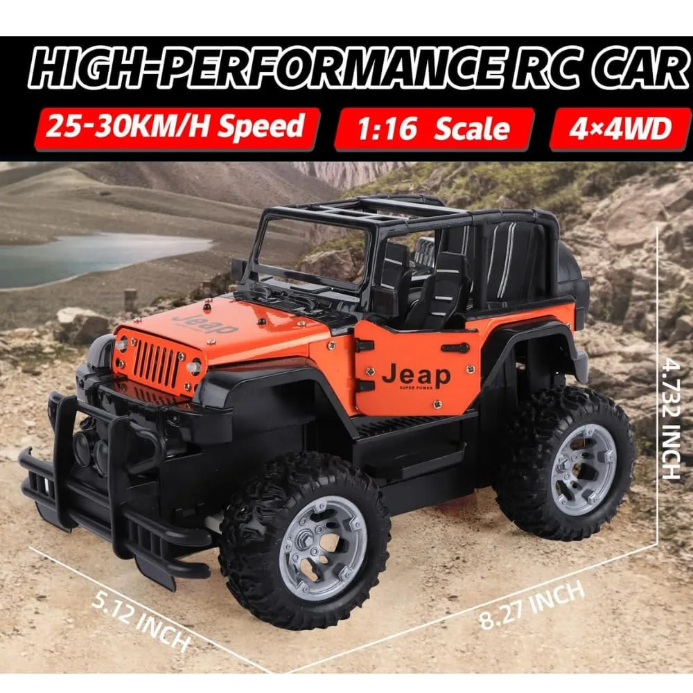 Rechargeable Remote Control Mini Thar jeep for Boys - Image 2