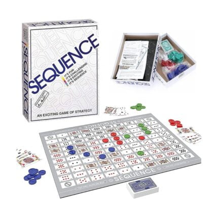 Shopbefikar Sequence Board Game: Classic Fun for Families (2-12 Players)