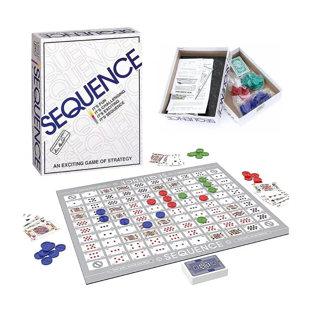 sequence board game small size Shopbefikar Sequence Board Game: Classic Fun for Families (2-12 Players)