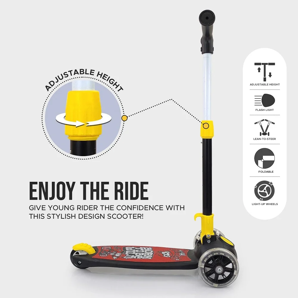 Smart Kick Scooter With Led Lights Wheels - Image 9