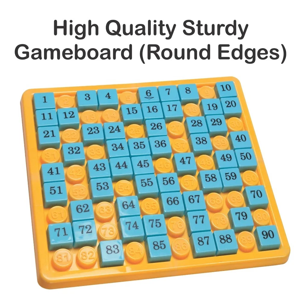 Housie Game Set | Reusable Tickets | 1-90 Premium Tiles (2 Blanks) - Image 2