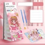 Princess Theme 2 in 1 Magic Water color Drawing Book - Image 2