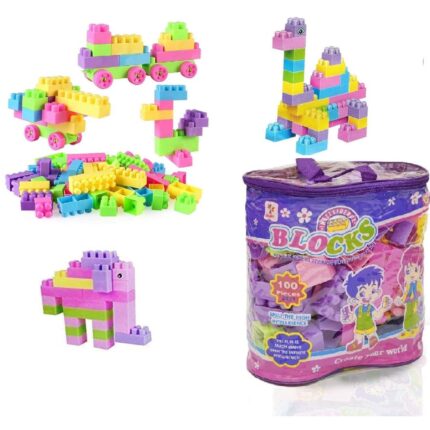 DIY Puzzle Building Blocks Game Toys for Kids Educational Blocks Learning Puzzle Learning Toy for Kids (100+ Pcs)