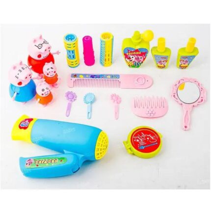 Unlock a world of imagination with our Peppa Pig Beauty Kit Set! Perfect for ages 3 and up, this pretend play toy features a premium selection of non-toxic makeup accessories. Spark creativity with safe and durable ABS plastic – an ideal gift for birthdays and special occasions.