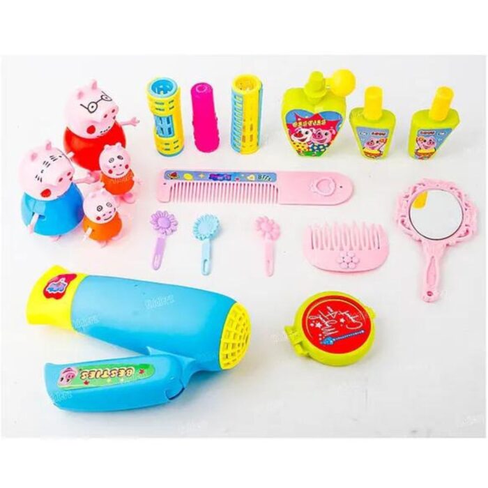 Unlock a world of imagination with our Peppa Pig Beauty Kit Set! Perfect for ages 3 and up, this pretend play toy features a premium selection of non-toxic makeup accessories. Spark creativity with safe and durable ABS plastic – an ideal gift for birthdays and special occasions.