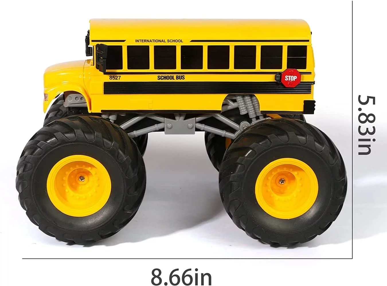1:18 Scale Big Foot Remote Control School Bus - Image 7