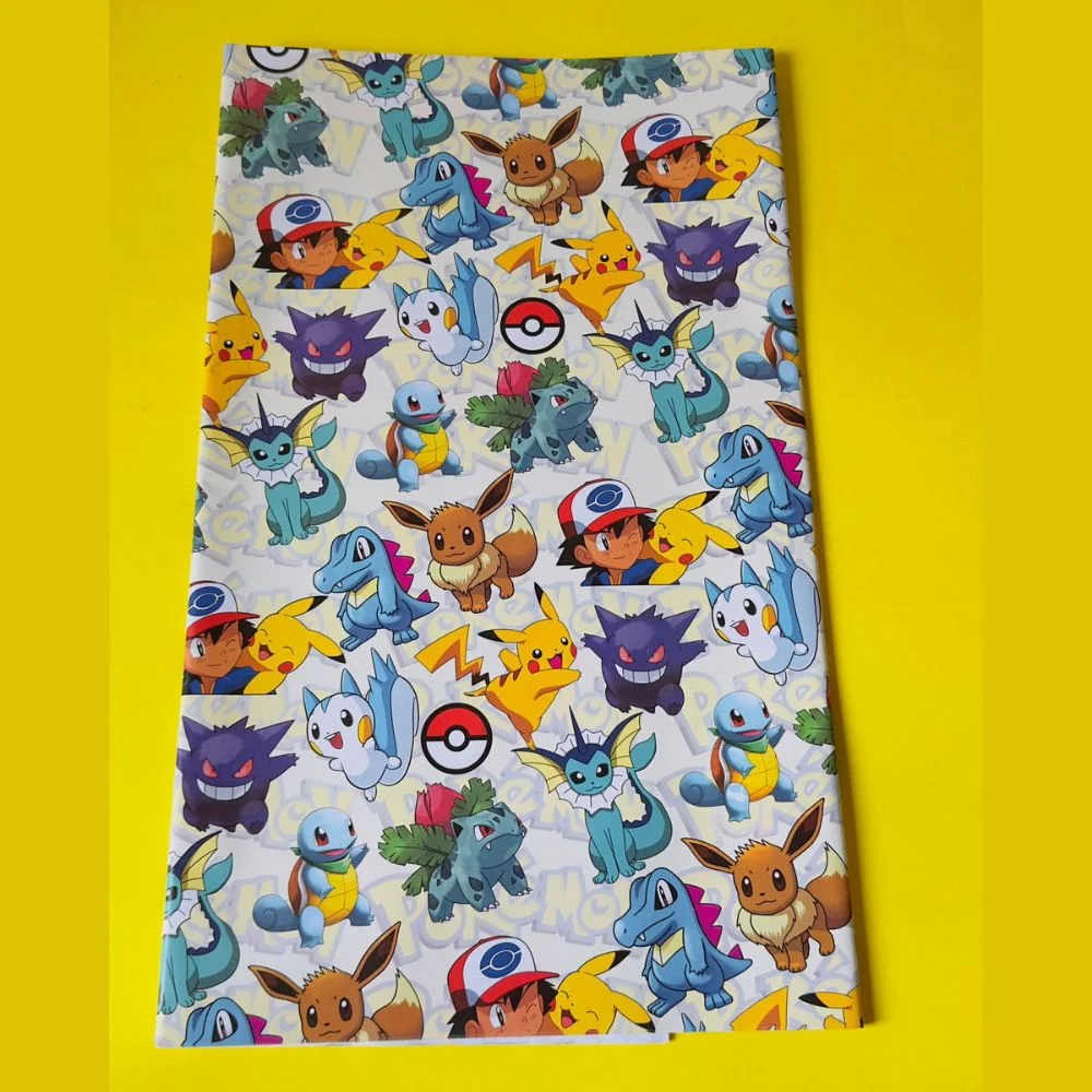 Pokemon Theme Gift Wrapping Paper Pack of 10 (69x48cm) - Image 2