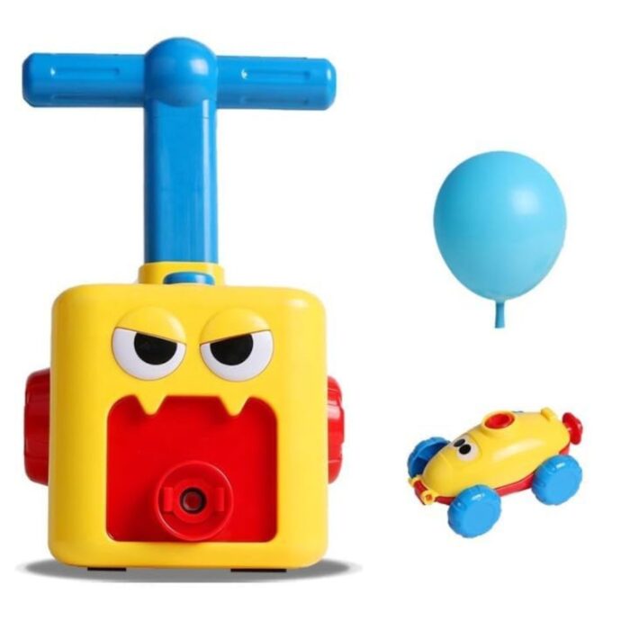 balloon powered car set toy