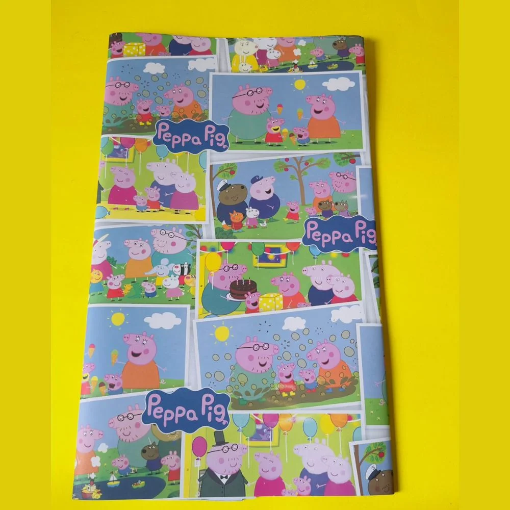 Peppa Pig Themed Gift Wrapping Paper - Pack of 10 Sheets (69x48cm) - Image 2