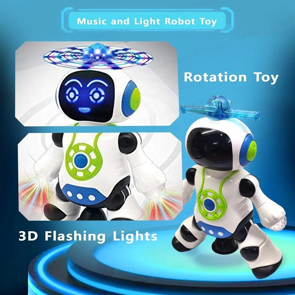 Dancing Robot: 360° Moves, Lights & Music Fun for Kids! - Image 2