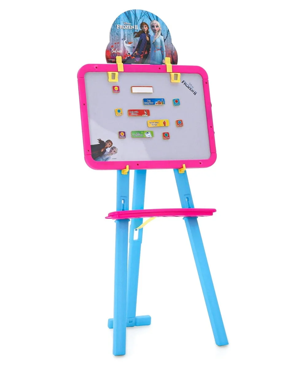 Disney Frozen 8 in 1 Two way Easel Board with Stand - Image 3