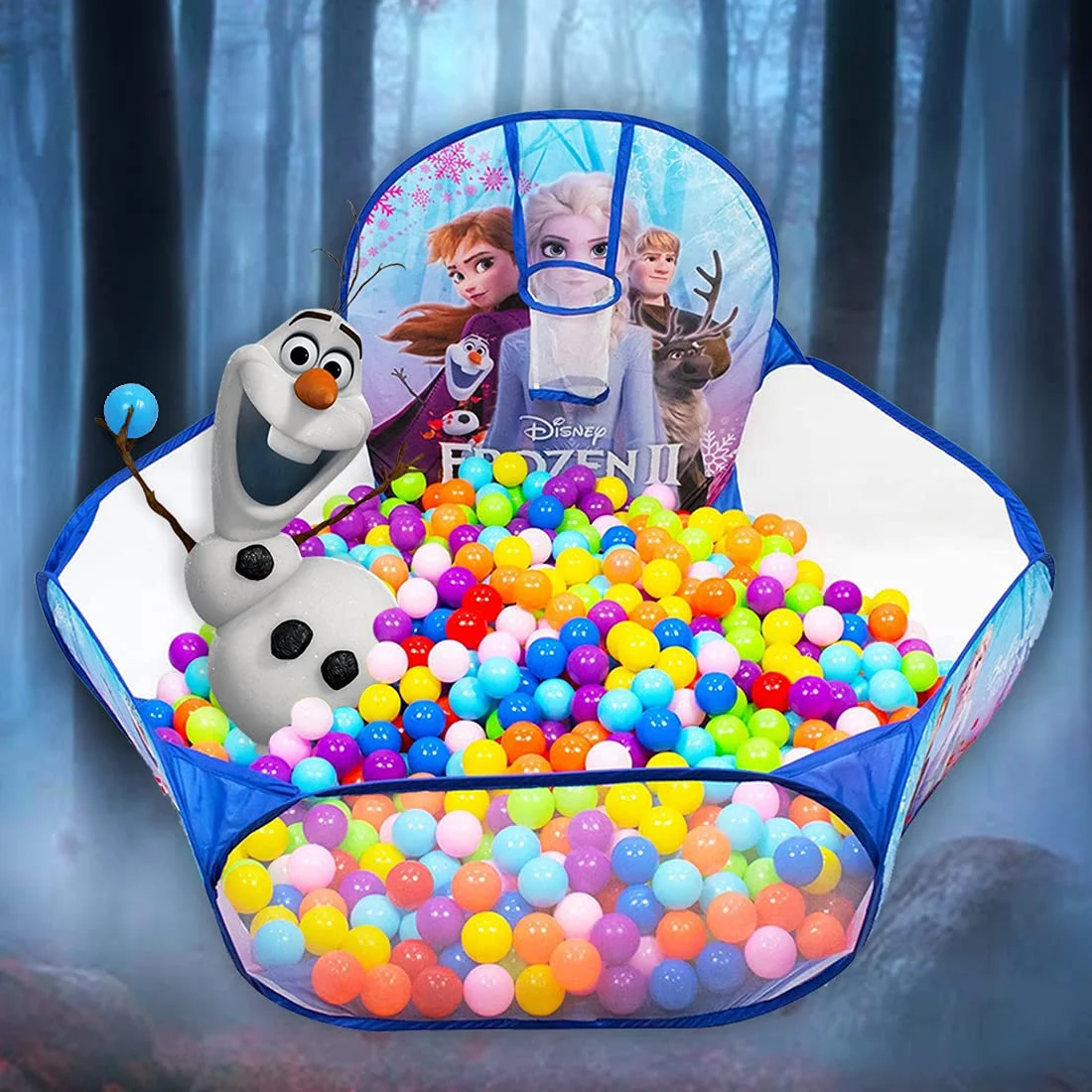Disney Frozen 2 Theme Activity Ball Pool with Multicolor Balls (50balls) - Image 2