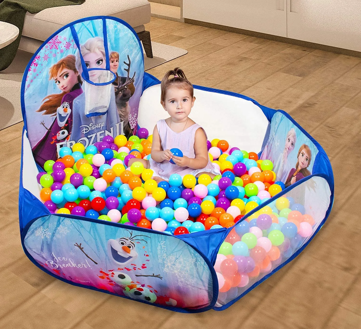 Disney Frozen 2 Theme Activity Ball Pool with Multicolor Balls (50balls) - Image 7