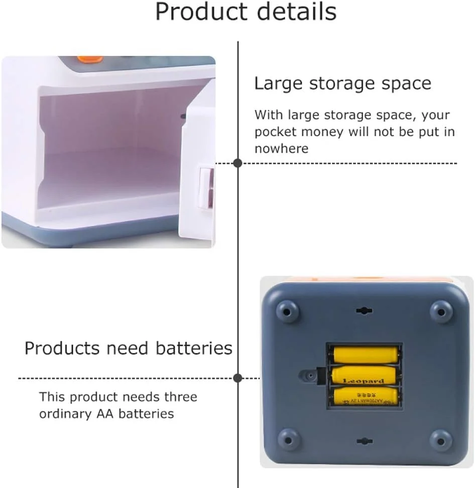 Kids Saving Bank ATM Piggy Bank With Face Recognition (Age 3+) - Image 7
