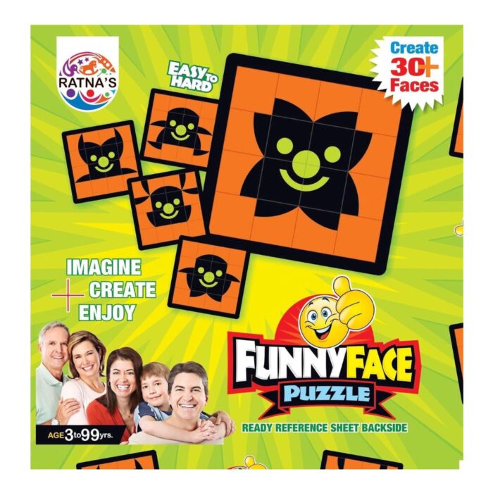 Ratna's Funny Face Cubes Puzzle: Unleash Laughter and Creativity in a Portable Package