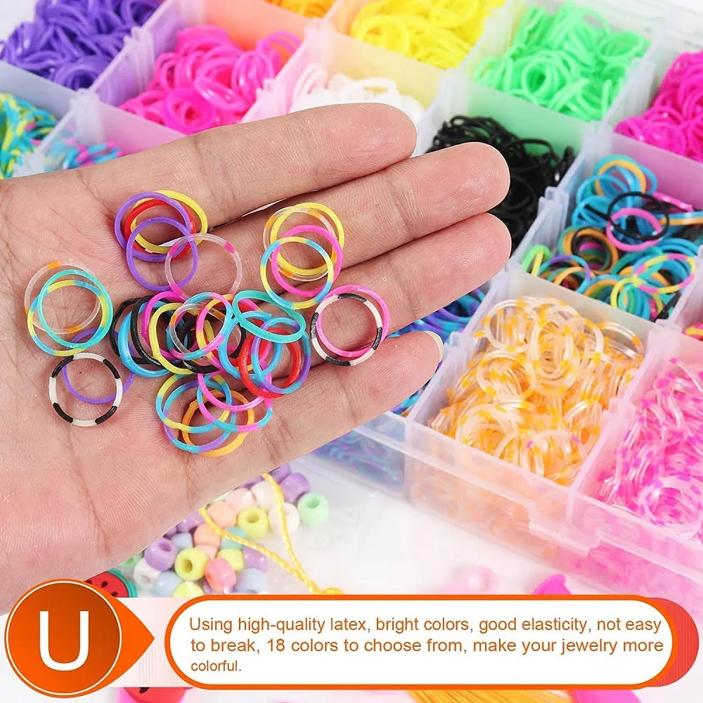 Latex Creative Loom Bands Kit with 4200 Looms - Image 3