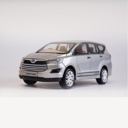 Key Features: Exciting Pull-Back Action: Experience the excitement as the Innova car toy accelerates with thrilling pull-back action. Simply pull it back and watch it zoom forward, adding an extra layer of fun to playtime. Detailed Diecast Precision: Meticulously crafted with diecast precision, this toy captures the unique features of the Innova model. Every contour and detail is faithfully reproduced for a lifelike representation that will delight both children and collectors. Compact and Portable Design: Take the Innova model car on adventures wherever you go! Its compact design ensures easy portability, making it an ideal companion for on-the-go play, whether at home or outdoors. Safe and Durable Materials: Crafted from high-quality plastic, this diecast toy prioritizes safety without compromising on durability. Enjoy peace of mind as your little one engages in endless play with a reliable and sturdy toy. Perfect for Collectors and Enthusiasts: Ideal for both collectors and young enthusiasts, this Innova model toy is a must-have addition to any collection. Display it proudly or rev up the excitement during play – it's the perfect blend of craftsmanship and enjoyment. Unleash the joy of automotive play with our Innova Model Diecast Plastic Car Toy. Order now and let the adventures unfold!