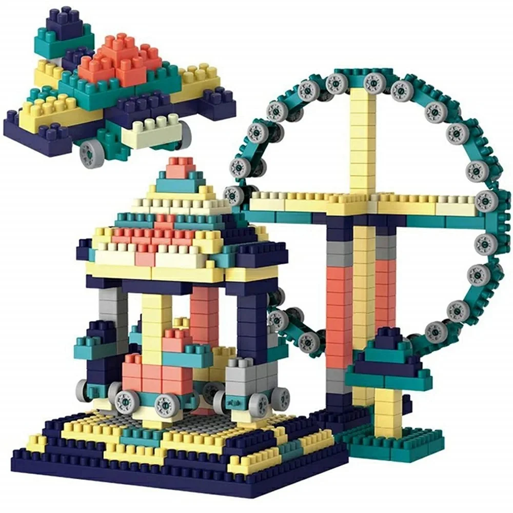 Educational Junior Builders Building Construction Blocks for Kids ( Multicolour ) (260 pieces)