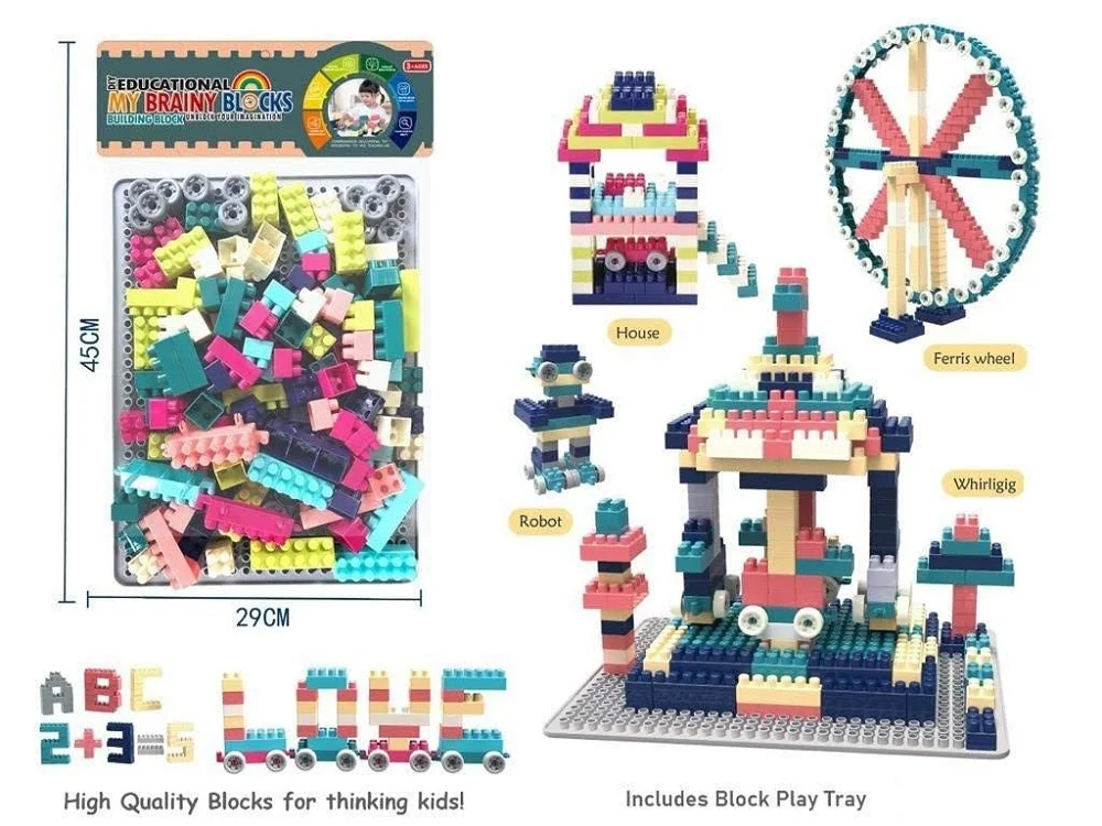 Junior Builders Building Construction Blocks (260pcs) - Image 2