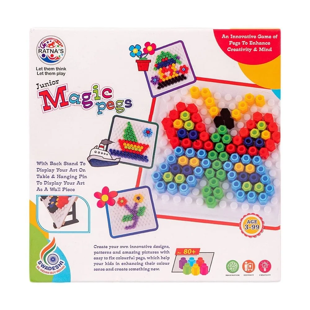 junior magic pegs Magic Pegs (Small): Unleash Creative Wonder as Kids Design Their Own Peg World!