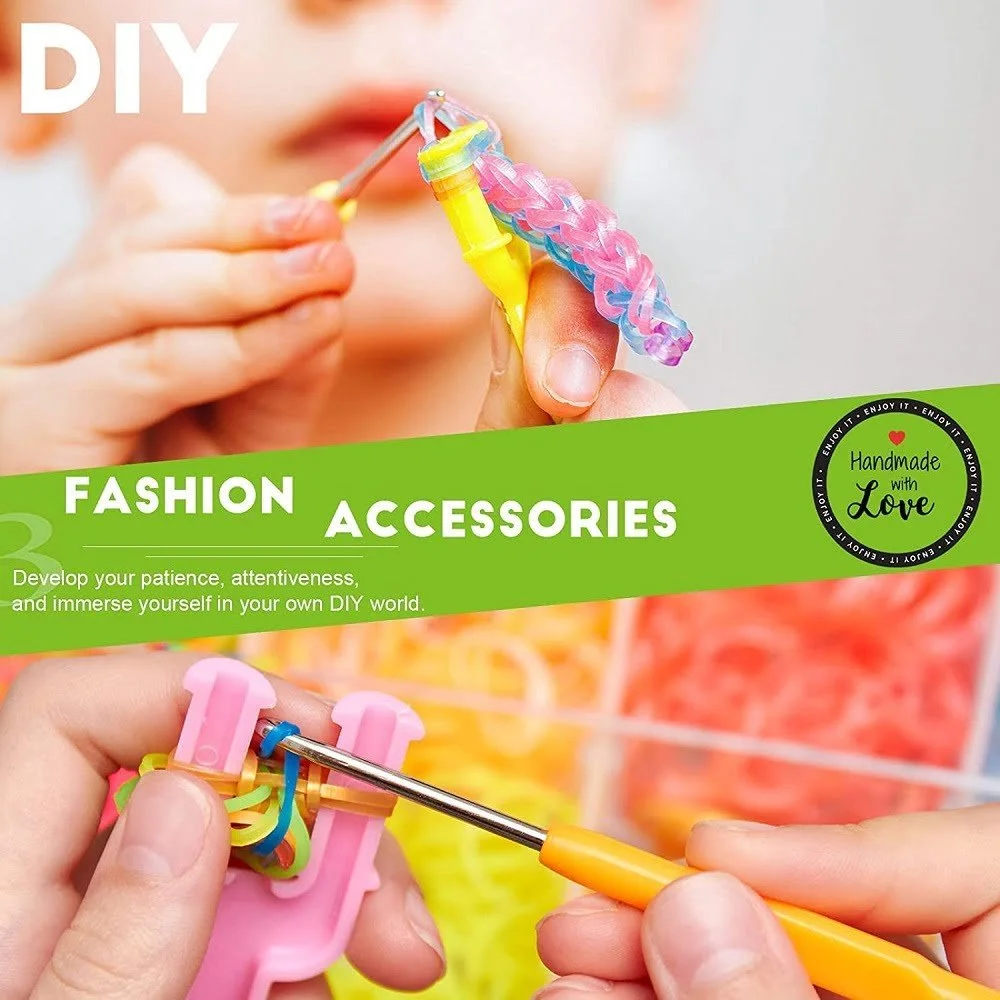 Latex Creative Loom Bands Kit with 4200 Looms - Image 5