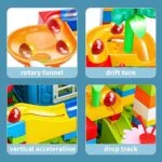 Marble Run Slide Building Blocks With Ferris Wheel - Image 5