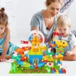 Marble Run Slide Building Blocks With Ferris Wheel - Image 6