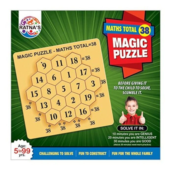 ratna math total 38 magic puzzle