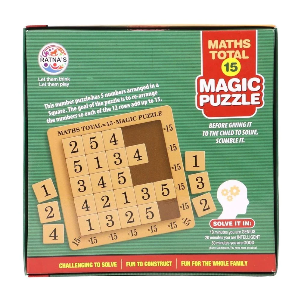 Maths Total 15 Magic Puzzle - Image 5