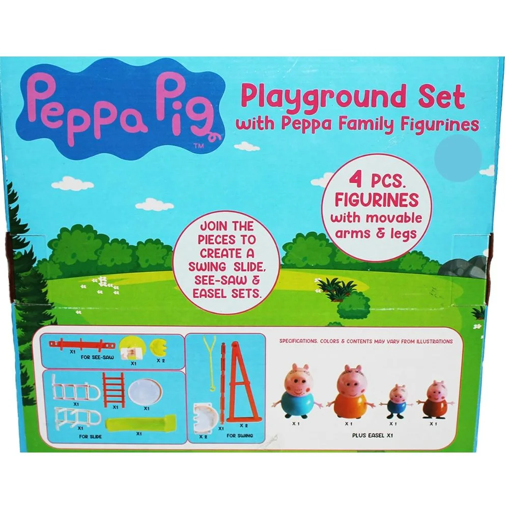 Peppa Pig Playground Set with Peppa Pig Family House - Image 3