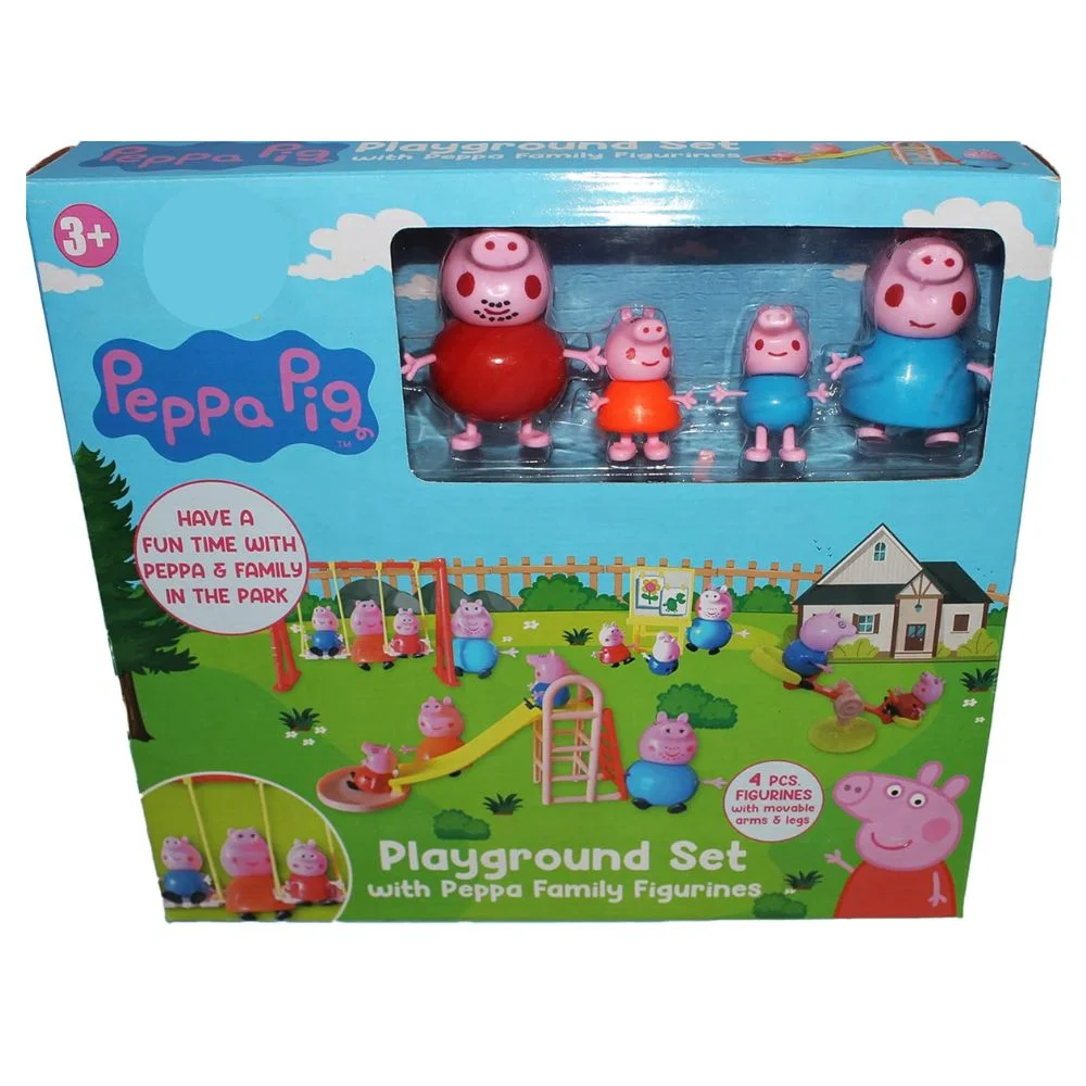 Peppa Pig Playground Set with Peppa Pig Family House - Image 4