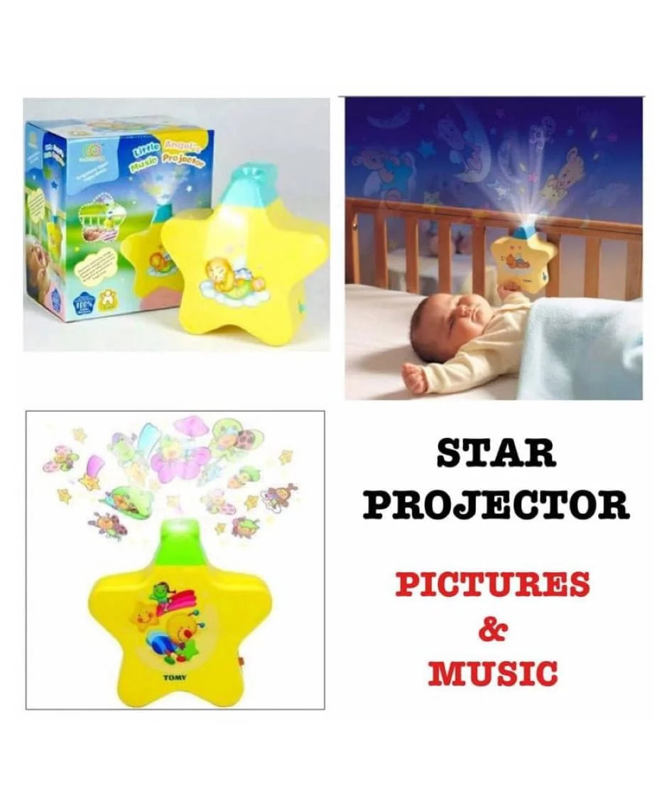Little Angel Baby Sleep Star Projector with Star Light Show and Music - Image 7