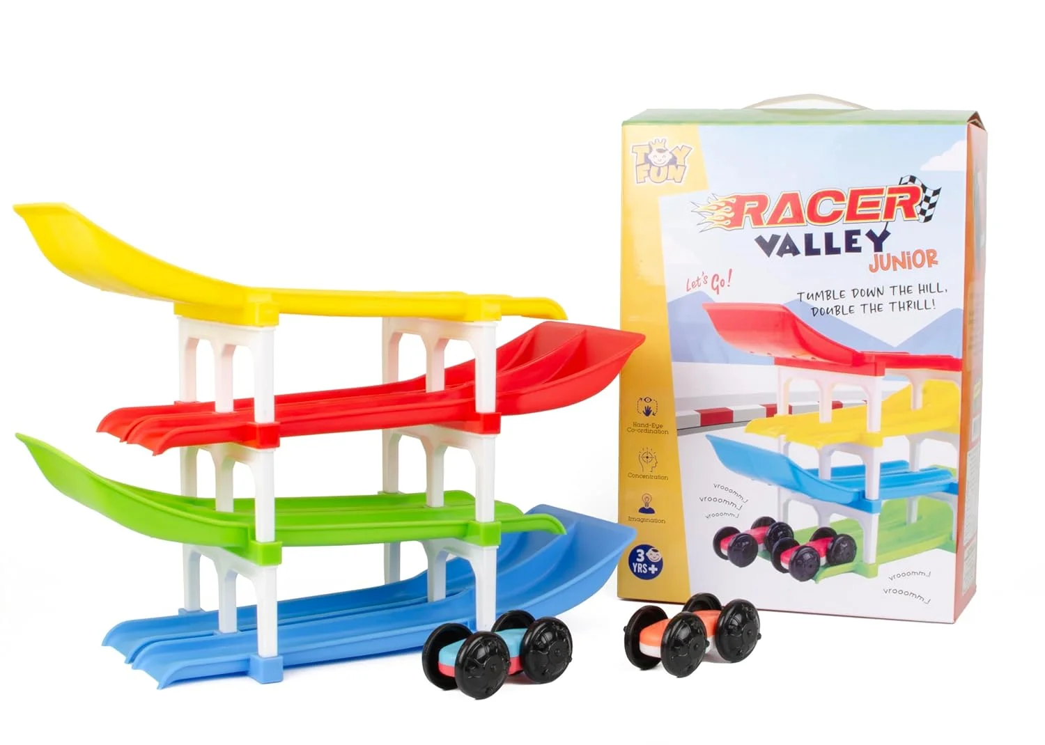 Racer Valley Junior Dual Slide Race Track - Image 2